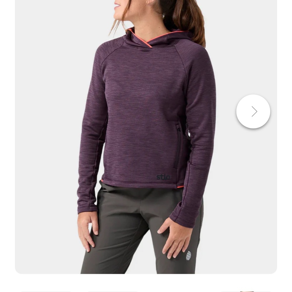 Stio Women's Power Glide Stretch
Hoodie NWT Size Medium Huckleberry - Picture 3 of 14